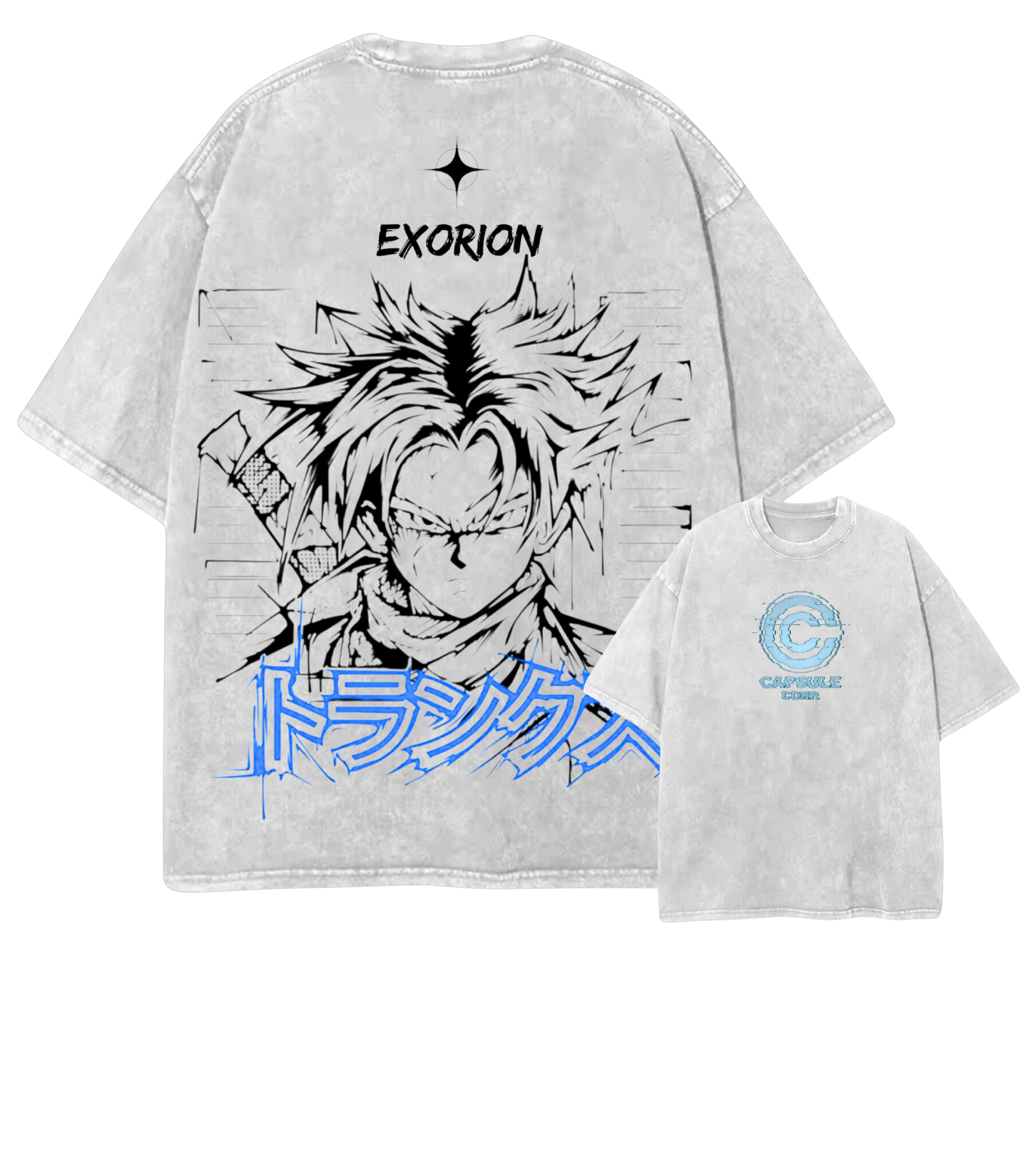 T-shirt large "Pump Cover" EXORION x FUTURE TRUNKS Edition